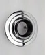 Halo Lighting 1498C 4" Eyeball Light Trim Chrome w/ Black Baffle fits MR16 Lamp