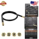 Navac High-Flow Refrigerant Hose 6ft 1/2" ID 3200 PSI HVAC Vacuum 20 Microns