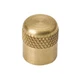 MUELLER A 16447 1/4" SAE Cap,Brass,700 psi 38N867