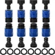 Garden Hose Quick Connect 3/4" Water Hose Fit Plastic Male Female Connector 4Set