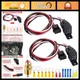 Dual Electric Fan Relay Kit - 2 PCS 12V Thermostat Switch 40A, Cooling Radiator