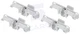 W10240513 Washer Lid Lock Strike Whirlpool, Maytag, Sears, Kenmore 4-PACK