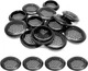 20pcs 2 Inch (53mm) Air Vents, Stainless Steel Circular 2 Inch-20pcs, Black 