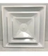 Metalaire 5700-6 10/24 01 24" X 24" White Ceiling Diffuser 10" Neck, FreeShipL48