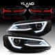 VLAND For Volkswagen VW Jetta 2011-2014 Headlights+LED Tail Lights W/Sequential