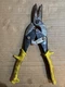 MIDWEST SNIPS MWT-6716S Aviation Snips,Straight,10 In 34RF82