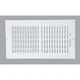 2SW1206WH-B Home Impressions White Steel 7.76 In. Wall Register