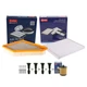 Denso Tune Up Kit NGK 4 Spark Plug & Boot Kit for Equinox Terrain 2.4 L4 AWD FWD