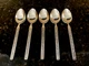 Maria Grande Floral Stainless Flatware Teaspoons 6 1/4" (Set Of 5)