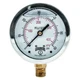 Winters Pressure Gauge Brass 0 to 160 PSI 4 1/2 Dial 1/4 NPT Bottom Stainless