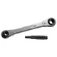 Yellow Jacket 60613 Straight Service Wrench with Square Openings