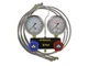 Mastercool 55661 - R744 (CO2) 2-Way Aluminum Manifold - 3 150cm Braided Hoses