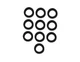 Appion KT11EE-R - MegaFlow Hose Gasket Kit for 3/8in FL Fittings