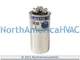 Round Motor Dual Capacitor 40+5 uf MFD 440 VAC Volt Replaces Supco CD40+5X440