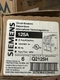 Siemens Q2125H.  6 PACK,  125A,  2 Pole Circuit Breaker Type QPH. 120/240v