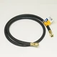Yellow Jacket 15660 PLUS II 3/8" Charging/Vacuum Hose 60" with Straight Fittings