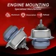 2x Engine Motor Mount Left + Right For BMW E70 X5 3.0si X6 E71 F15 F16 xDrive35i