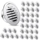 Zonon Pcs Stainless Steel Soffit Vents Round Dryer Vent Cover 4 Inch 36 Silver