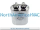 Oval Single Motor Capacitor 5 uf MFD 370 VAC Volt Replaces Supco CR5X370