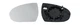 IPARLUX Replacement rearview mirror glass with thermal convex left base compatib