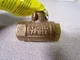 APOLLO Bronze B584 FNPT x FNPT Ball Valve, Lever, 1/4" Pipe Size (K)