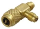 CPS AVT45 Access Fittings, 1/4" SAE male x 1/4" SAE female knurl x