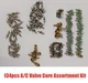 Car Air Conditioning A/C Valve Core R134A Replacement Assortment Kit 134 Pcs/Set