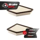 Engine Air Filter (2 Pack) For 2010-2017 Chevrolet Equinox GMC Terrain