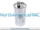 Motor Dual Run Capacitor 60 + 12.5 MFD 370 440 Volt fits Supco CR60+12.5x370R