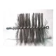 TOUGH GUY 3EDJ3 Flue Brush, Single Spiral, Double Stem 3EDJ3