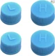 R134a A/C Valve Core Caps, High and Low Side Pressure Seal Kit for  Size: 4PCS