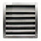 Dayton 4F955 Adjustable Width Intake Louver 40" H x 28" W Surface Mount Aluminum