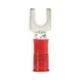 3M Mng18-8Fbx Fork Terminal, #8 Stud Size, 18 Awg, 600 V, Nylon Insulated, Red,