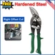 MIDWEST Aviation Snip - Right Cut Offset Tin Cutting Shears With Forged Blade