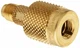 Yellow Jacket 19109 Quick SealRight shut-off adapter 1/4? x 1/4? Male Flare