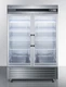 Summit 49 Cu. Ft. Reach In Refrigerator, Stainless Steel Interior, SCR49SSG