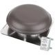 Air Vent 53827 Metal Dome Roof Mounted Power Attic Ventilator - Brown