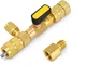 YWHWXB Valve Core Remover Installer Tool,R410A R22 AC Schrader Valve Core Rem...