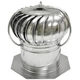 Master Flow GC12E Rotary Turbine Ventilator, External, 12 in Dia Throat, Steel,