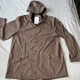 RAINS women's Jacket Brown XL Hooded Waterproof BNWT