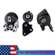 Motor & Trans Mount 3PCS Set For 07-14 Ford Edge 3.5L / 07-10 Lincoln MKX 3.5L