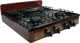 Victoria PFK-400A 4 Burner Gas Stove, 16,000 BTU Portable Cooktop, Porcelain Cov
