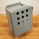 Hoffman A10086CH Panel Mount; Steel; Gray; 10x8x6 In; Nema12; Hinged - USED
