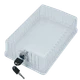 iO HVAC Controls TGL Clear Thermostat Guard with Key Lock &ndash; 9&Prime; x 5.95&Prime; x 2.65&Prime;