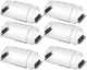 6 Pack Magnetic Air Vent Deflector, Adjustable Length Transparent
