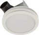 Broan-NuTone AER80LWH 80 CFM Exhaust Fan with Round Flat Panel LED Light White