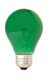 GE Lighting 25Watt GREEN Party Light A19 Bulb Type