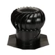Air Vent Black Aluminum UV-Resistant Circle Turbine & Base 20 L x 18.4 H x 20.2
