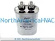 Oval Single Motor Capacitor 10 uf MFD 370 VAC Volt Replaces Supco CR10X370