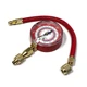 Yellow Jacket 40344 Pressure Gauge, Red &deg;F, 0 - 800 psi, Coupler/Hose